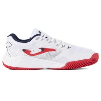 Joma Master 1000 2382 Branco Marinho Sapatos Vermelhos