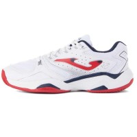 Joma Master 1000 2382 Branco Marinho Sapatos Vermelhos