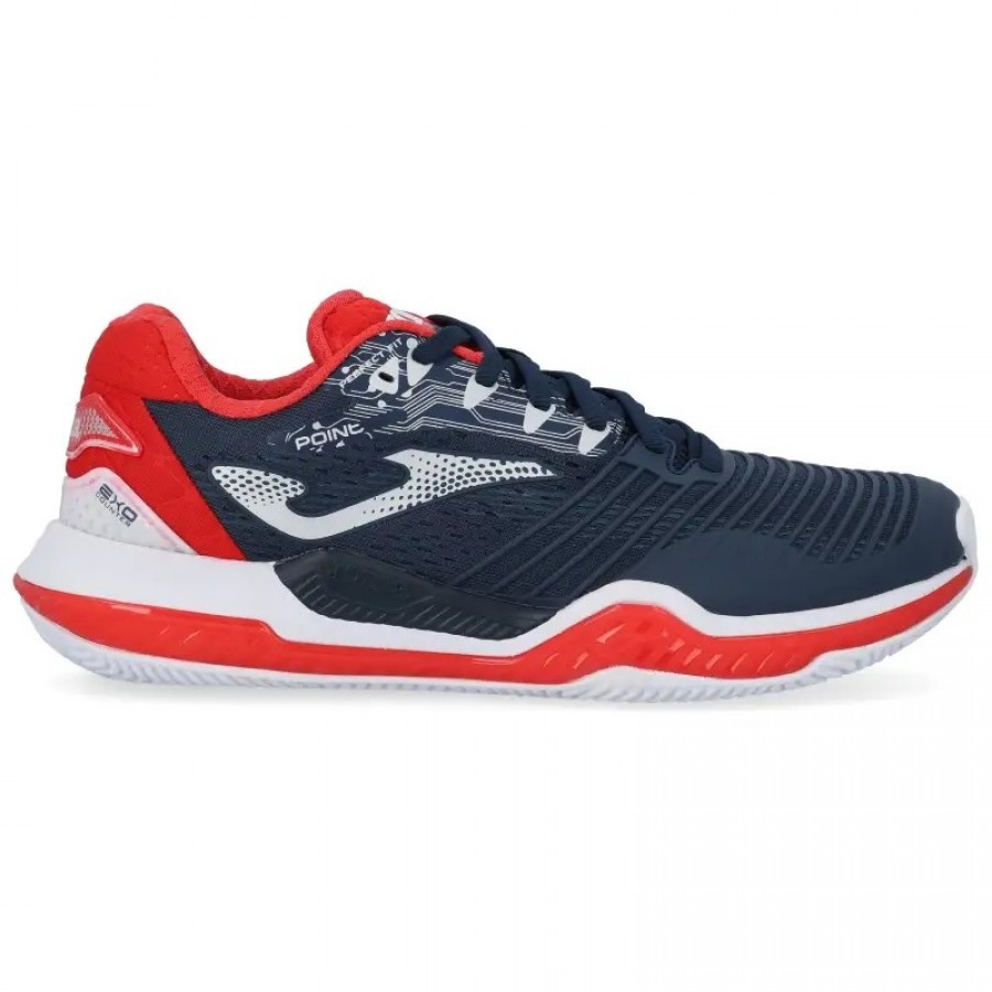 Joma Point 2203 Bleu Marine Rouge Baskets