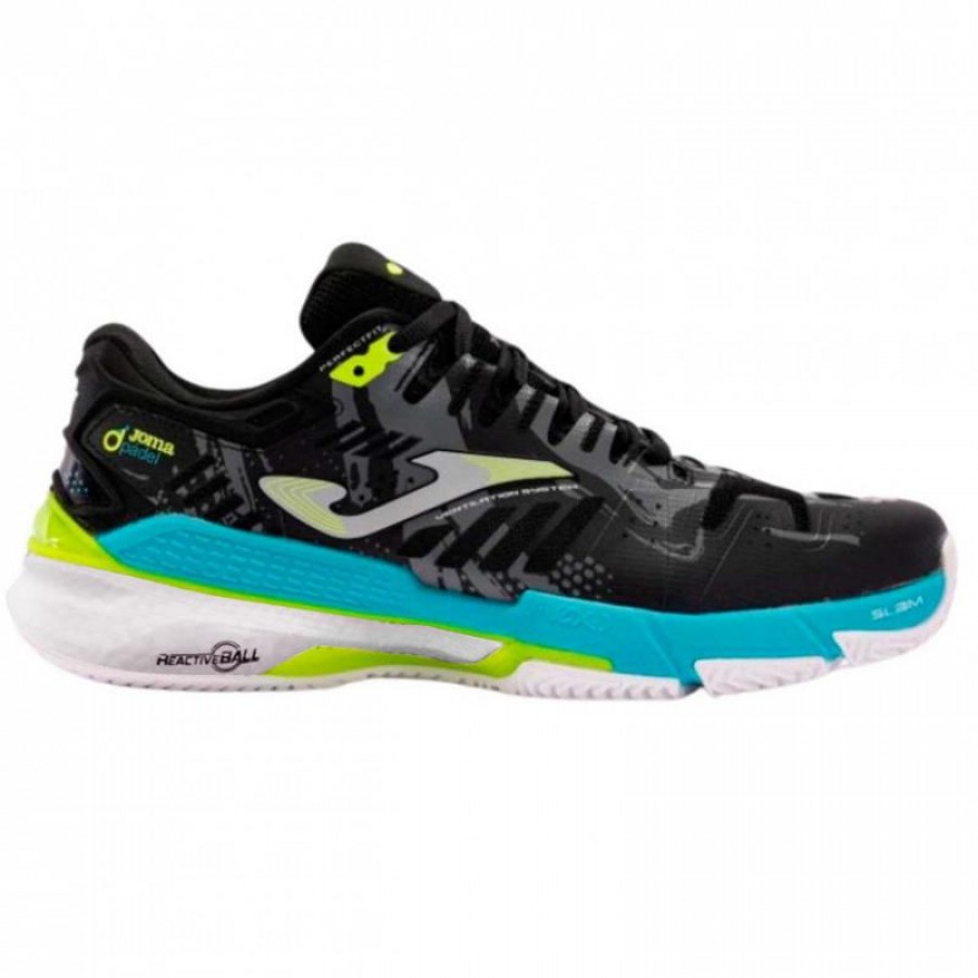 Scarpe Joma Slam 2401 Nero Blu Giallo