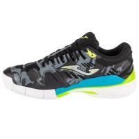 Joma Slam 2401 Sapatos Preto Azul Amarelo