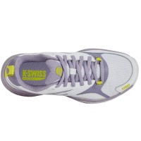 Sapatos femininos Kswiss Speedex Padel branco roxo