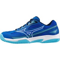 Zapatillas Mizuno Break Shot 4 Clay Azul Blanco