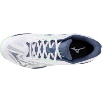 Mizuno Wave Exceed Light 2 Clay White Green Blue Sneakers