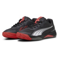 Tenis Puma Nova Court Cinza Escuro Preto Vermelho