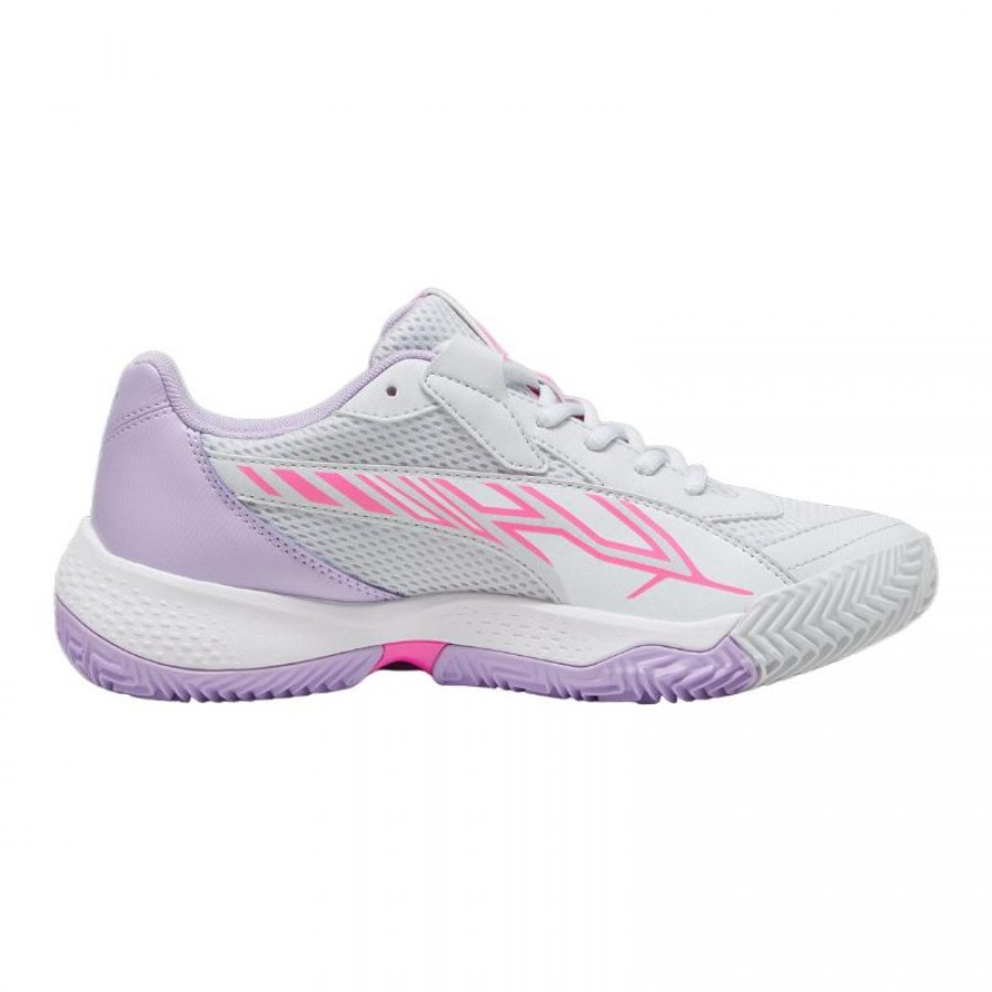 Puma Nova Court Prata Branco Violeta Tenis Feminino