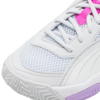 Zapatillas Puma Nova Court Plata Blanco Violeta Mujer