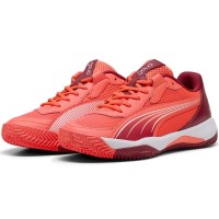 Puma Nova Court Rouge Bordeaux Blanc Sneakers