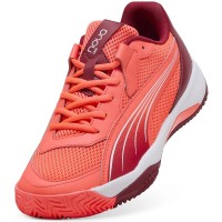 Puma Nova Court Rouge Bordeaux Blanc Sneakers